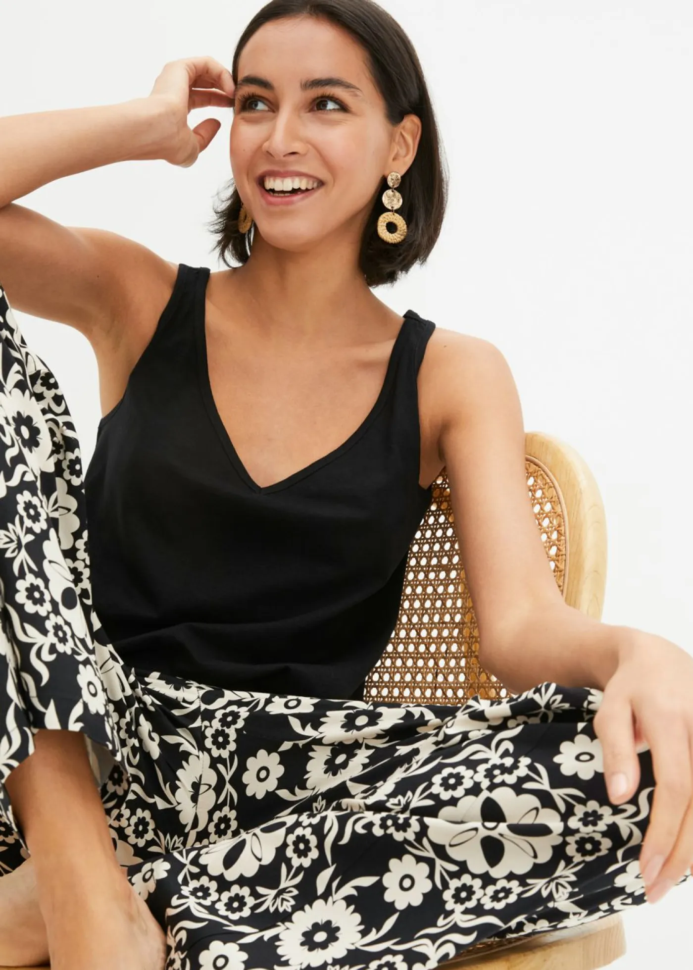 bonprix bonprix Básicos|Camisetas>Top Negro