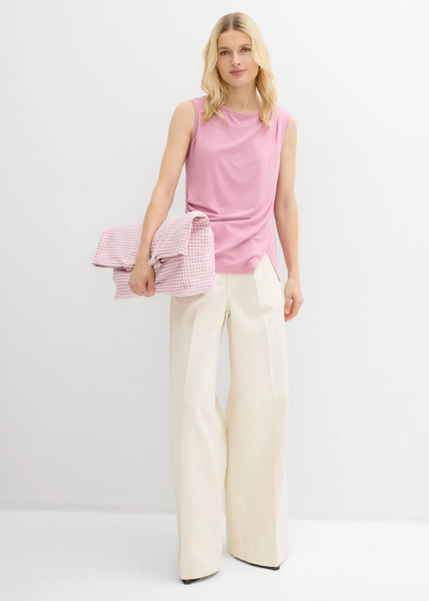 bonprix bonprix Camisetas|Novedades>Top asimétrico Malva