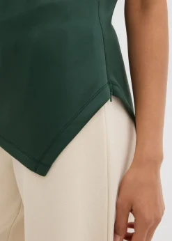 Mujer bonprix bonprix Top asimétrico de cómodo tejido de neopreno