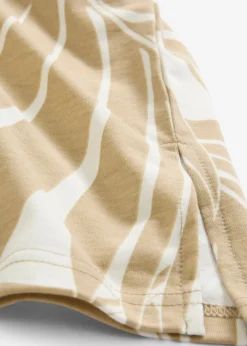 bonprix bonprix Camisetas>Top con aberturas laterales blanco lana-beige nuevo