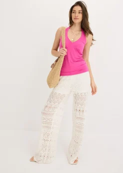 Mujer bonprix bonprix Top con cuello halter y escote pronunciado