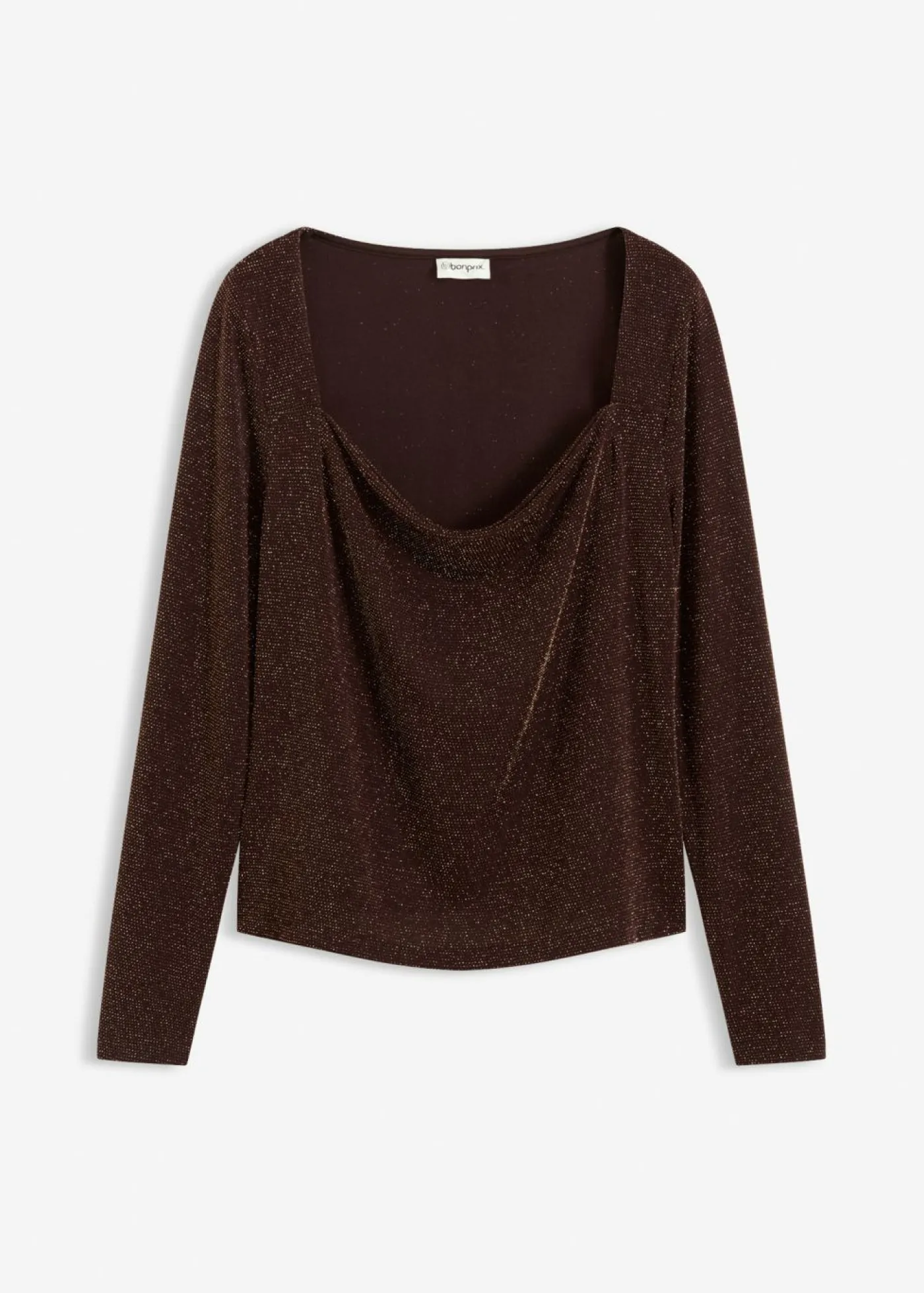 Mujer bonprix bonprix Top con escote cascada