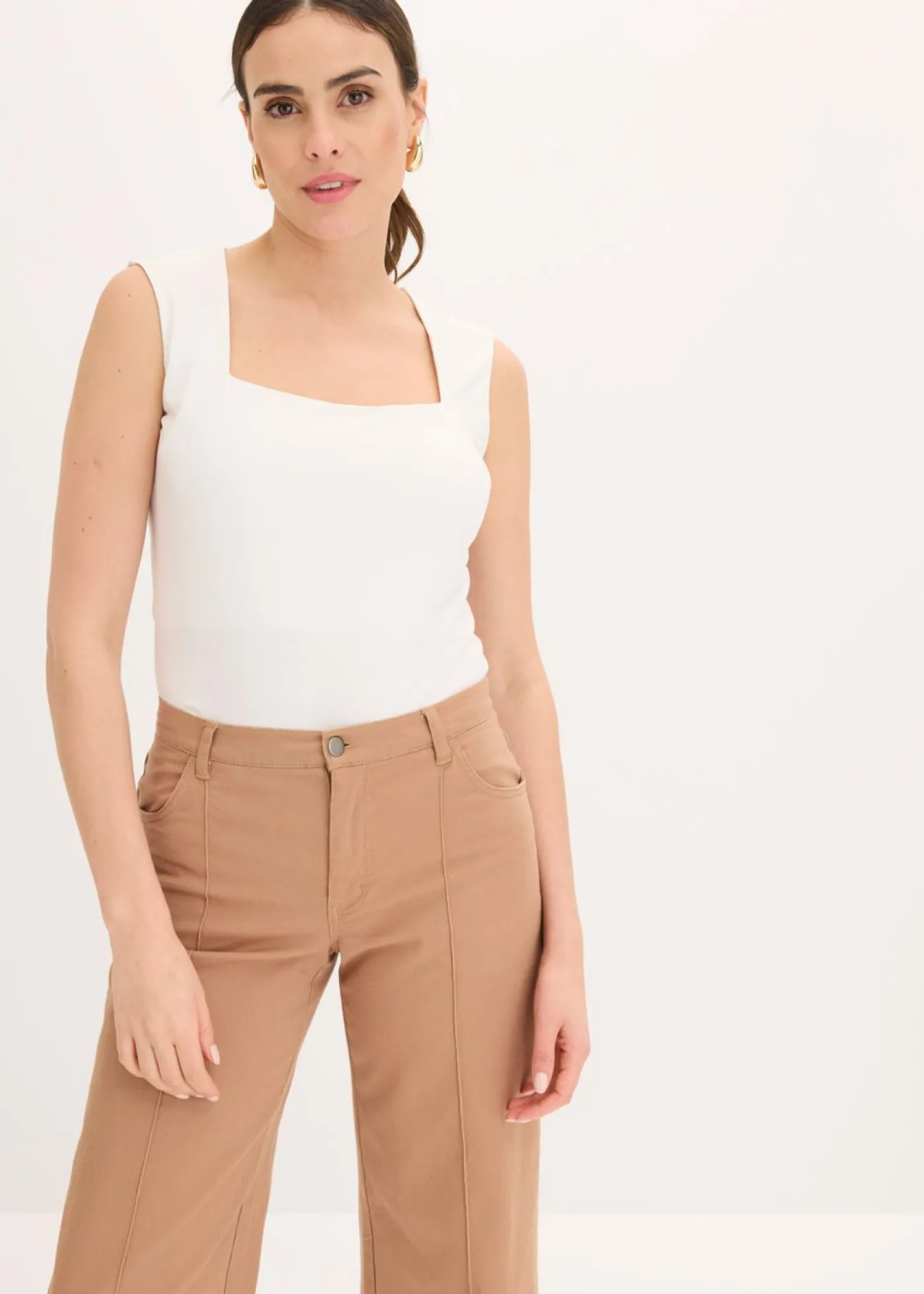 Mujer bonprix bonprix Top con escote cuadrado