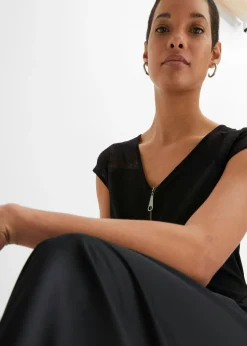 Mujer bonprix bonprix Top con hombros de encaje