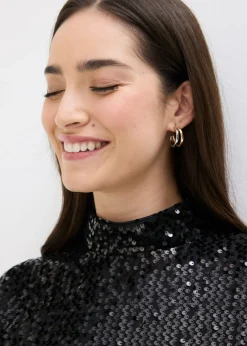 Mujer bonprix bonprix Top con lentejuelas