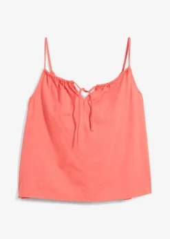 bonprix bonprix Premium|Camisetas>Top con tirantes finos Salmón claro