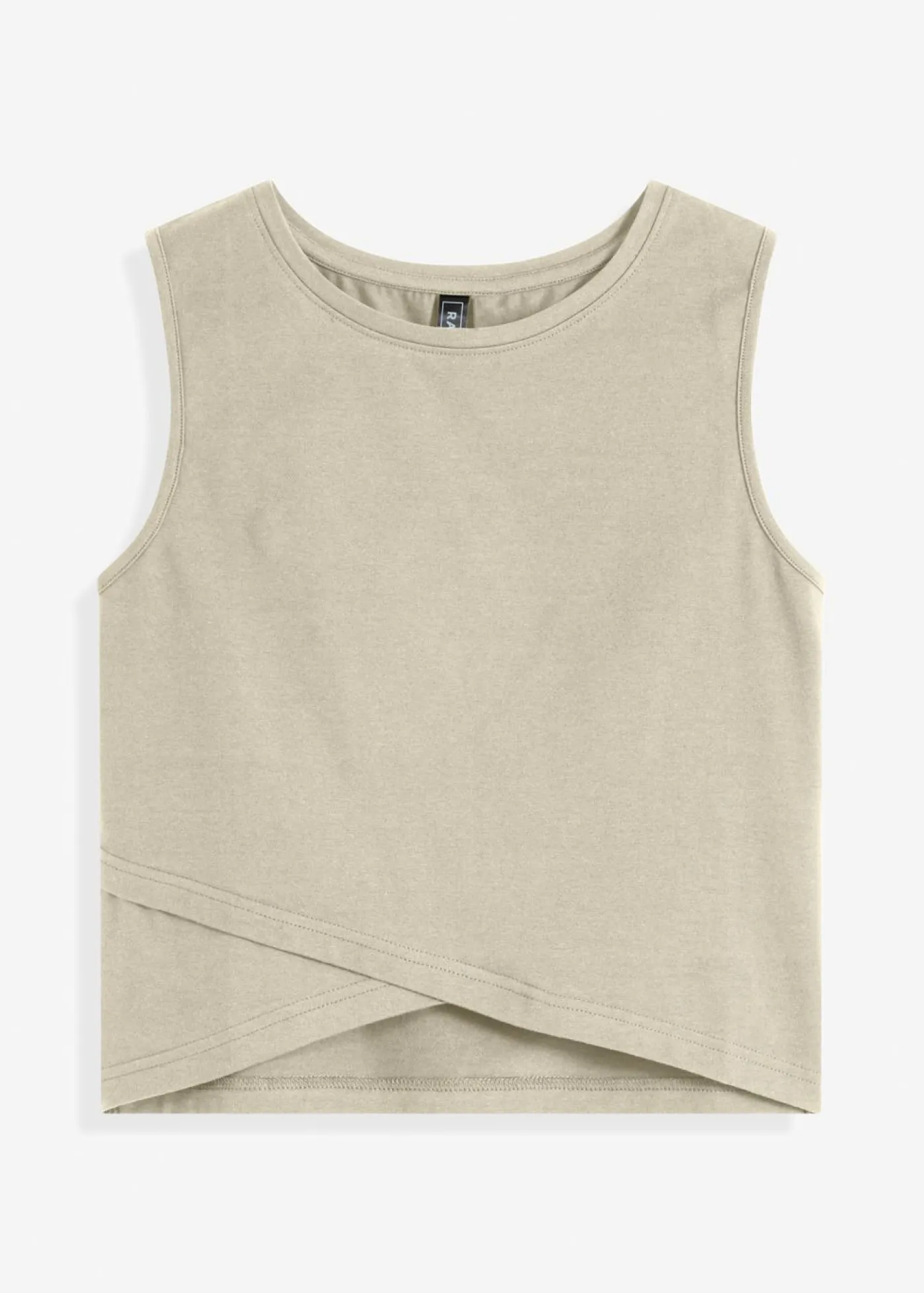 Mujer bonprix bonprix Top corto de suave mezcla de algodón