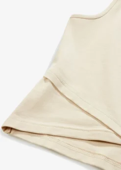 Mujer bonprix bonprix Top corto de suave mezcla de algodón