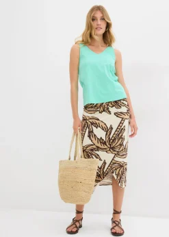 Mujer bonprix bonprix Top de algodón orgánico puro (2 unidades)