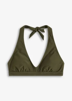 Mujer bonprix bonprix Top de bikini halter con escote en V