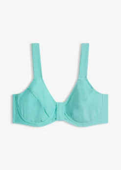 bonprix bonprix Bikinis>Top de bikini reductor con tirantes anchos turquesa