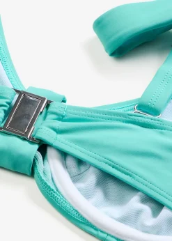 bonprix bonprix Bikinis>Top de bikini reductor con tirantes anchos turquesa