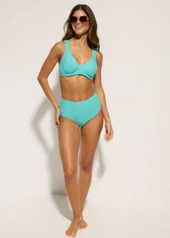Mujer bonprix bonprix Top de bikini reductor con tirantes anchos