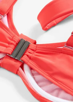 bonprix bonprix Bikinis|Copas Grandes (D-G)>Top de bikini reductor con tirantes anchos Negro