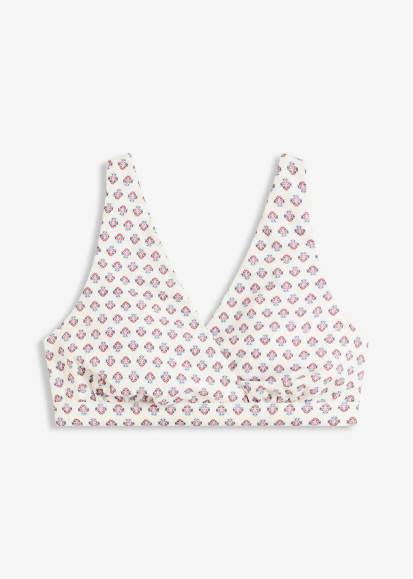 Mujer bonprix bonprix Top de bikini tipo bustier con escote en V