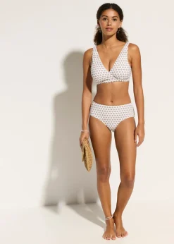 Mujer bonprix bonprix Top de bikini tipo bustier con escote en V