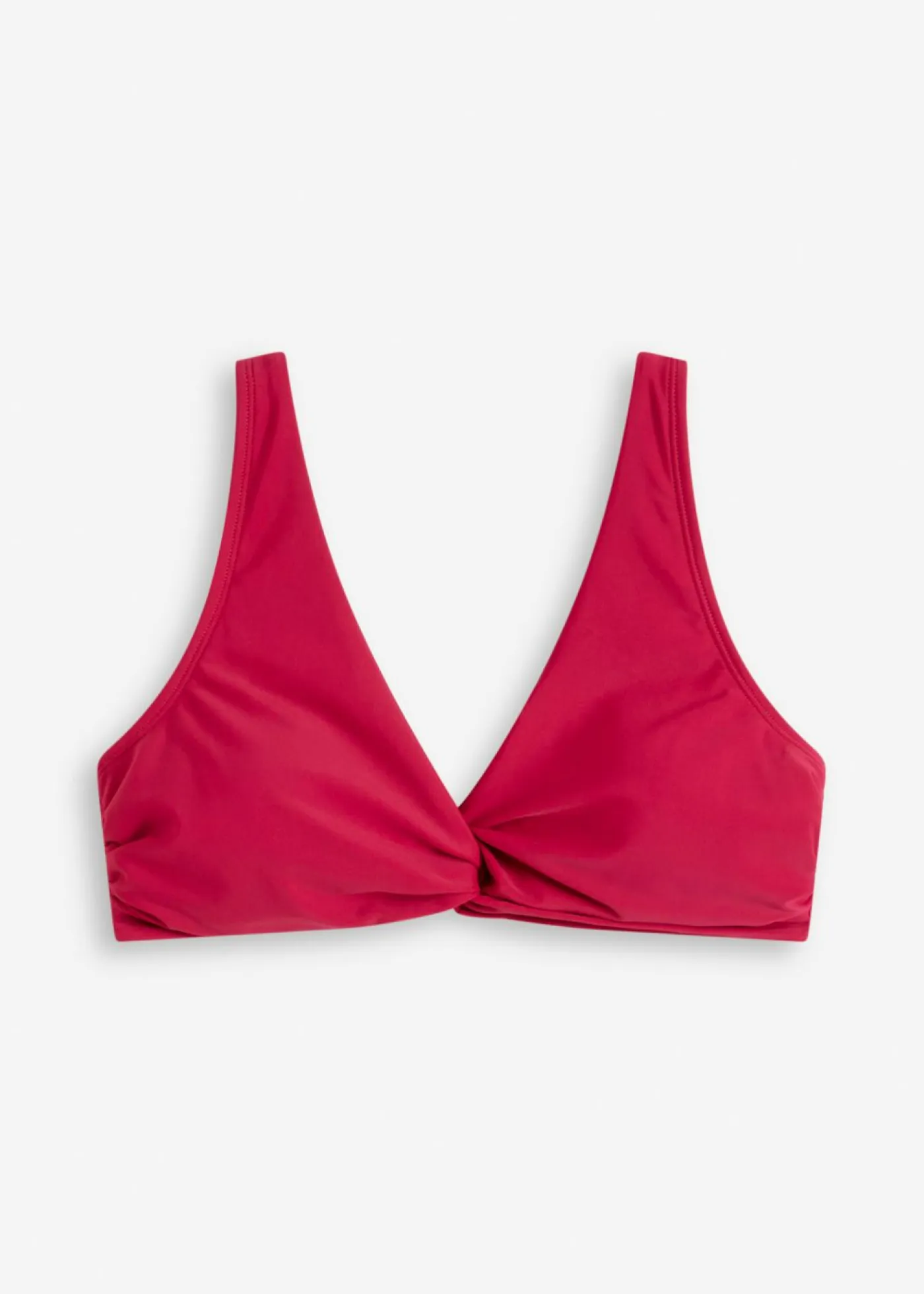 bonprix bonprix Conjuntos De Traje De Baño|Bikinis>Top de bikini tipo bustier con detalle anudado fucsia