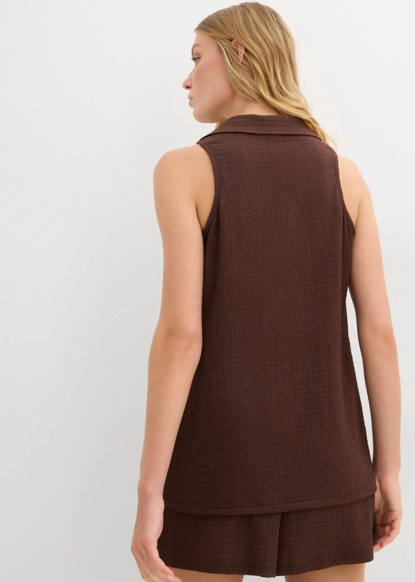 Mujer bonprix bonprix Top de crepé estructurado