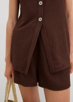 Mujer bonprix bonprix Top de crepé estructurado