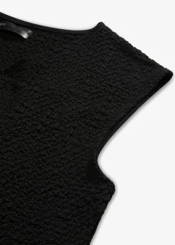 bonprix bonprix Camisetas>Top de crepé ligero Negro