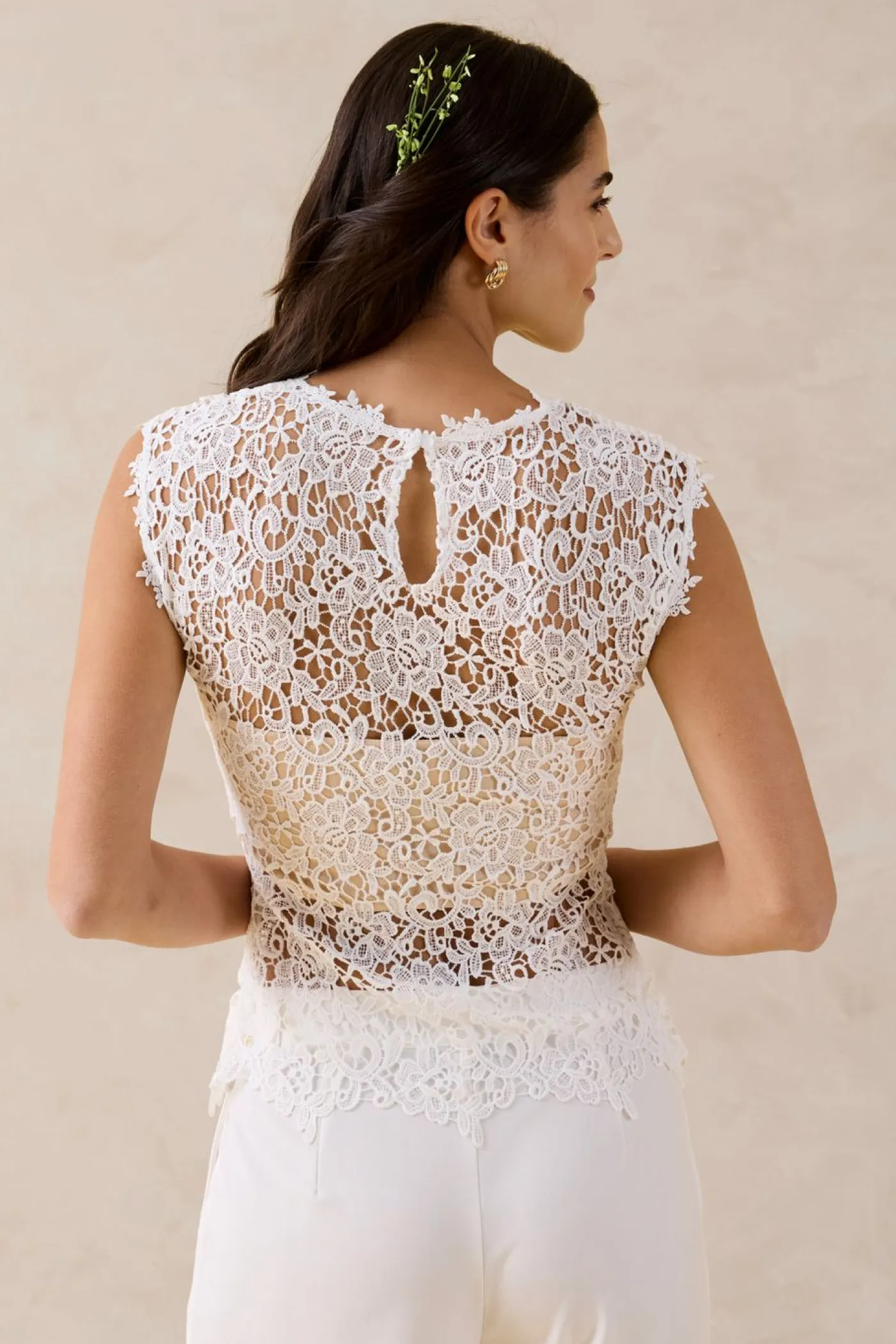 Mujer bonprix bonprix Top de encaje