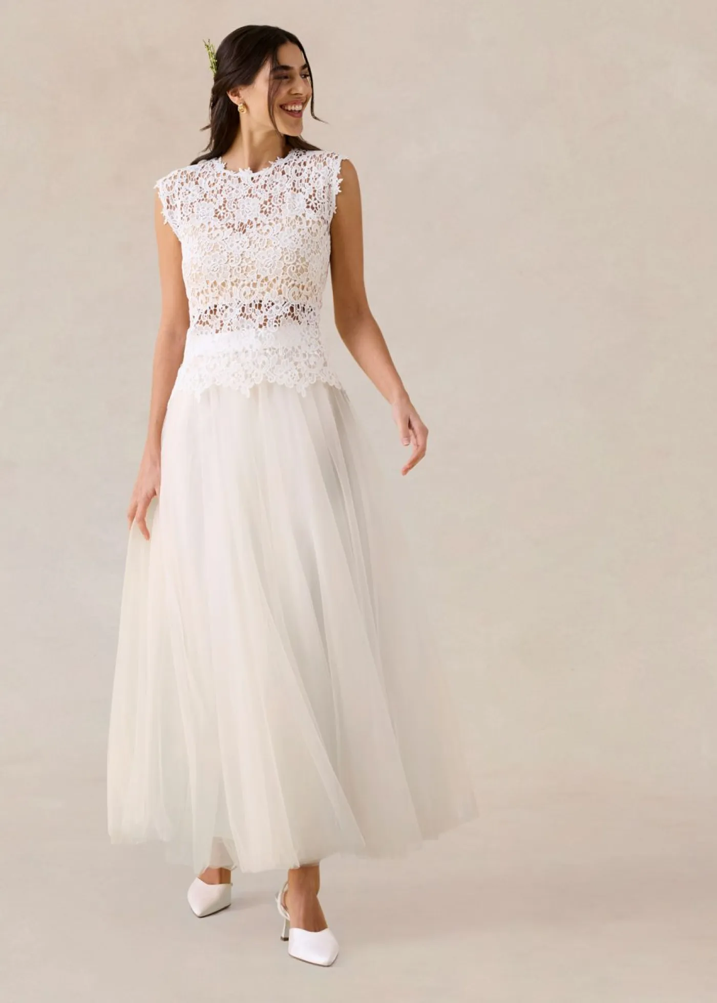 Mujer bonprix bonprix Top de encaje