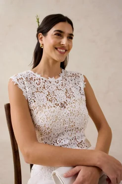 Mujer bonprix bonprix Top de encaje