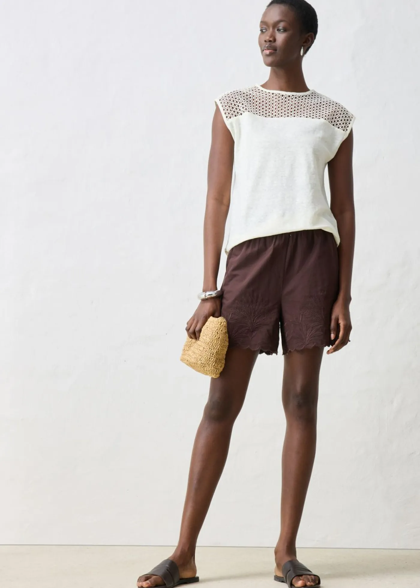 Mujer bonprix bonprix Top de lino puro