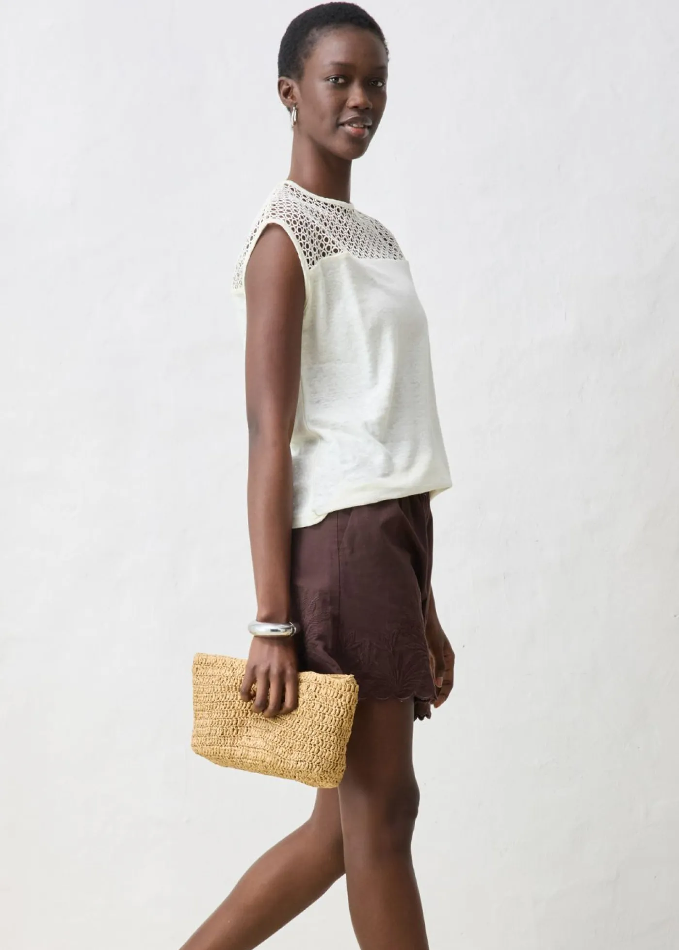 Mujer bonprix bonprix Top de lino puro