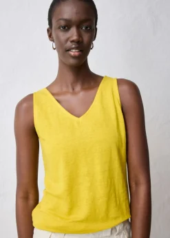 Mujer bonprix bonprix Top de lino puro