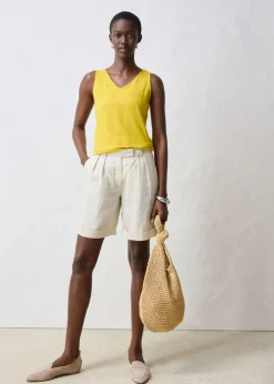 Mujer bonprix bonprix Top de lino puro