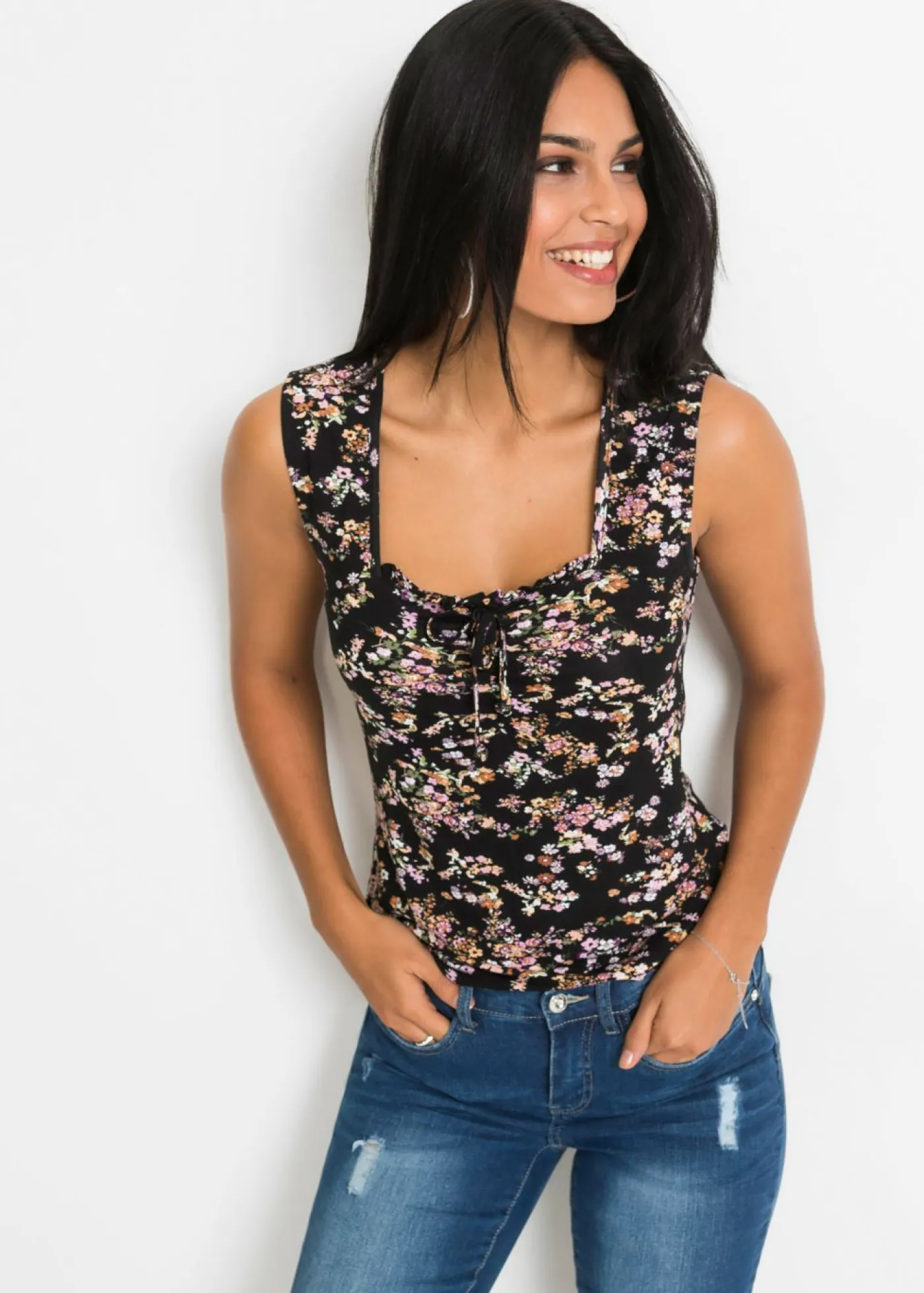 Mujer bonprix bonprix Top de mezcla de viscosa