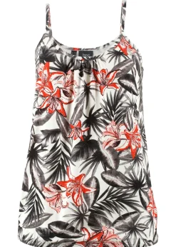 Mujer bonprix bonprix Top de mezcla de viscosa suave con tirantes finos