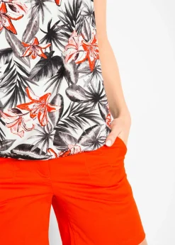 Mujer bonprix bonprix Top de mezcla de viscosa suave con tirantes finos