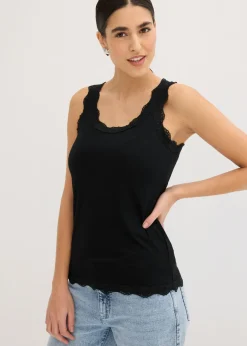 Mujer bonprix bonprix Top de mezcla de viscosa suave (2 unidades)