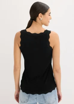 Mujer bonprix bonprix Top de mezcla de viscosa suave (2 unidades)