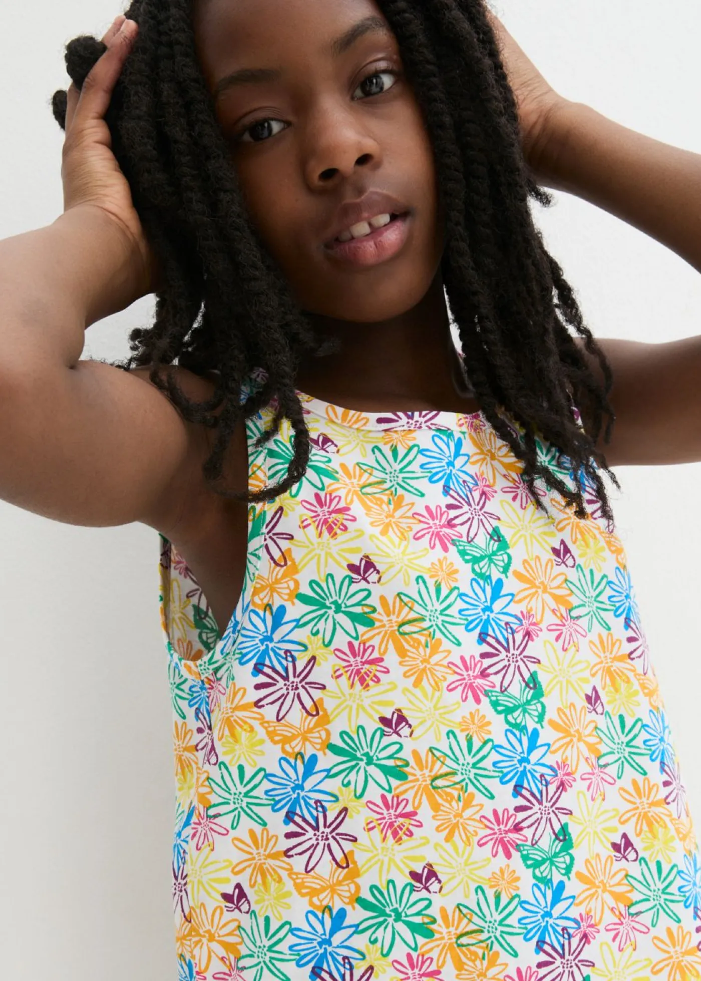 bonprix bonprix Ropa 9 A 16 Años·Camisetas Y Camisas|Ropa 9 A 16 Años·Packs De Ropa>Top de punto (3 unidades) para niñas de algodón orgánico amarillo cálido+blanco+rosa caliente