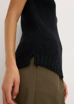 Mujer bonprix bonprix Top de punto de algodón con textura nudosa