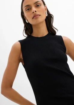 Mujer bonprix bonprix Top de punto de mezcla de viscosa