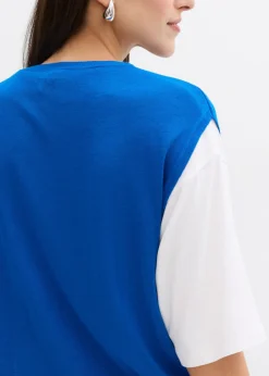 Mujer bonprix bonprix Top de punto de viscosa fina con forma abullonada