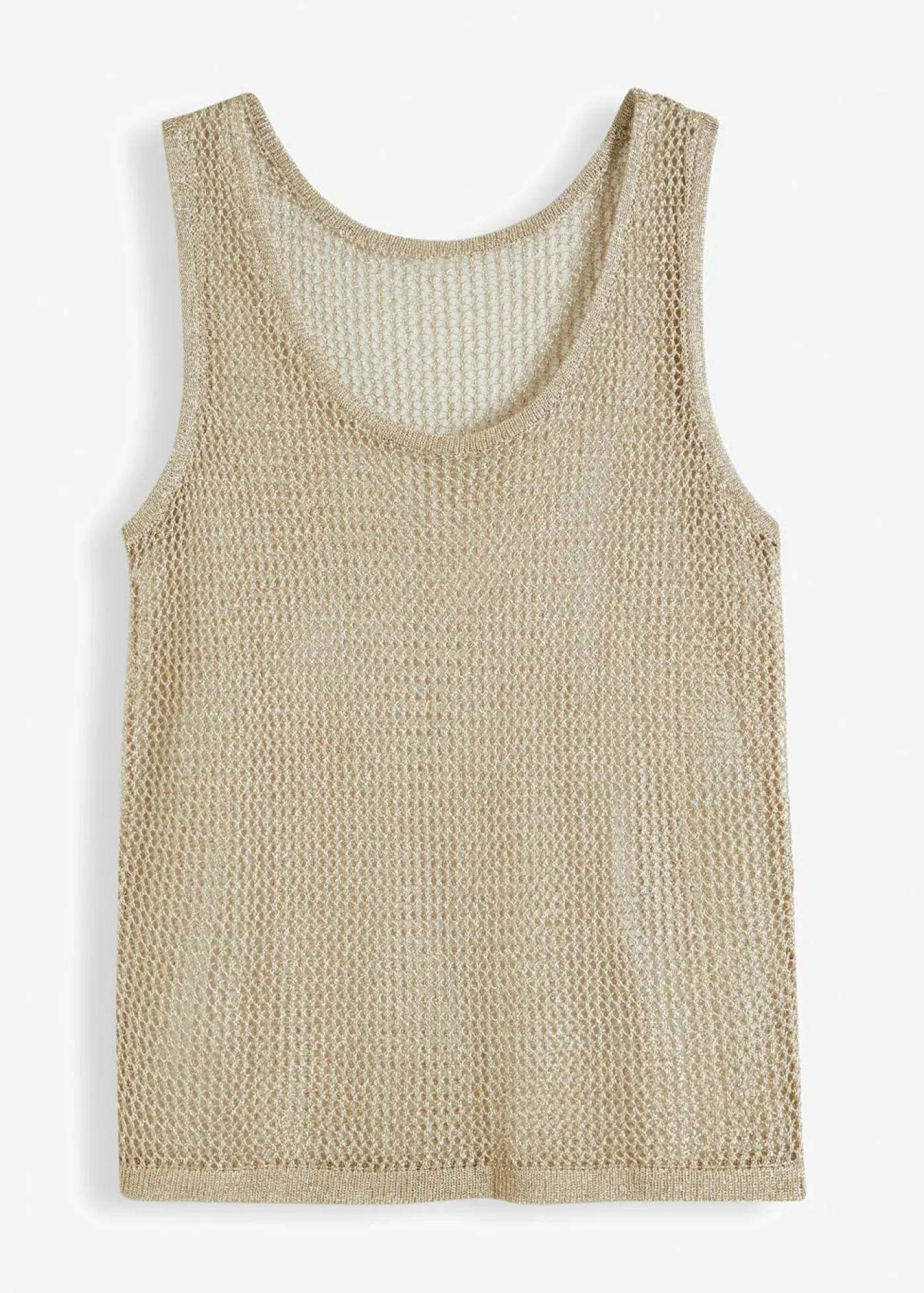 bonprix bonprix Camisetas|Ropa De Punto>Top de punto en suave mezcla de viscosa Dorado