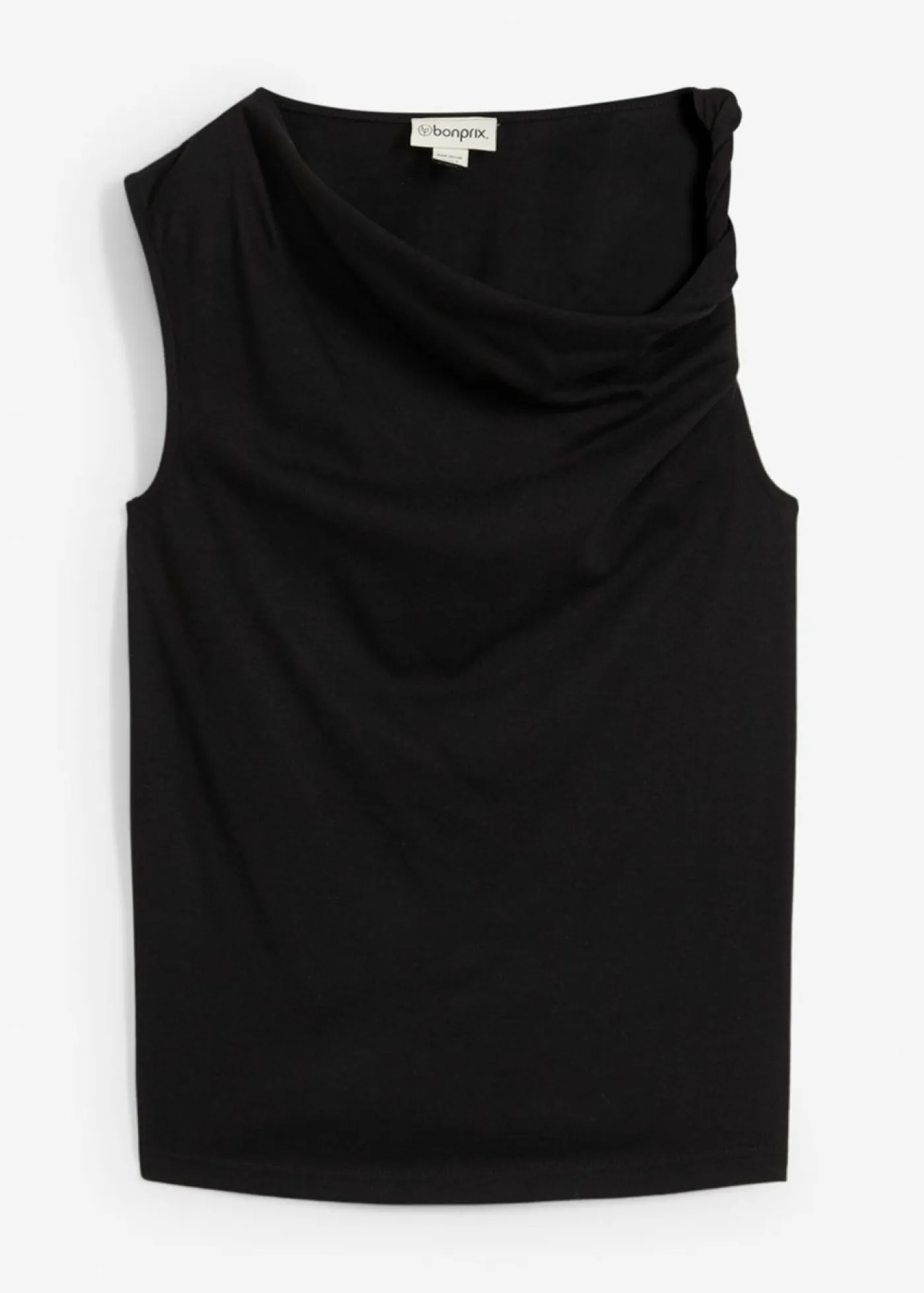 bonprix bonprix Esenciales|Camisetas>Top de punto ligero Negro