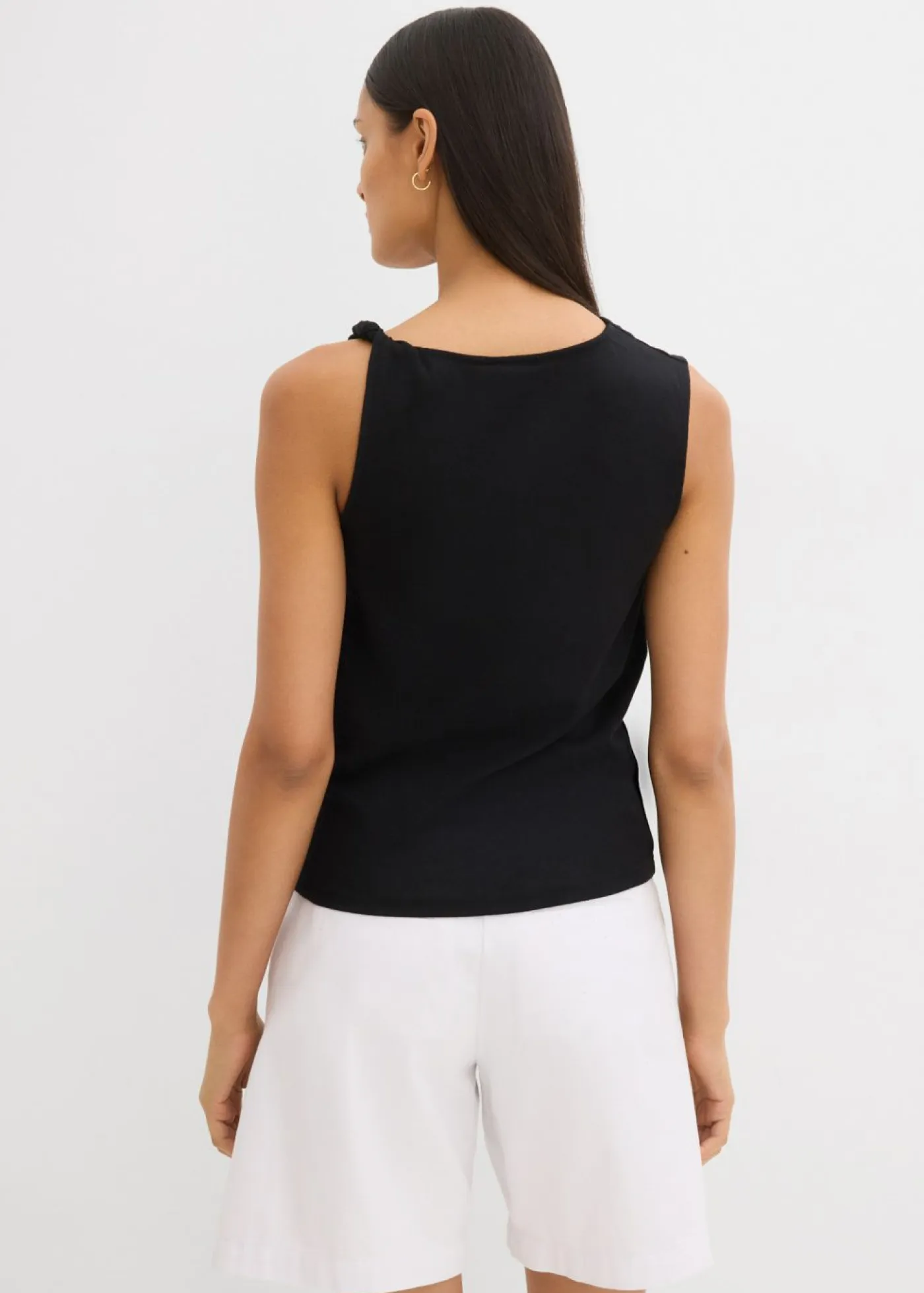 bonprix bonprix Esenciales|Camisetas>Top de punto ligero Negro