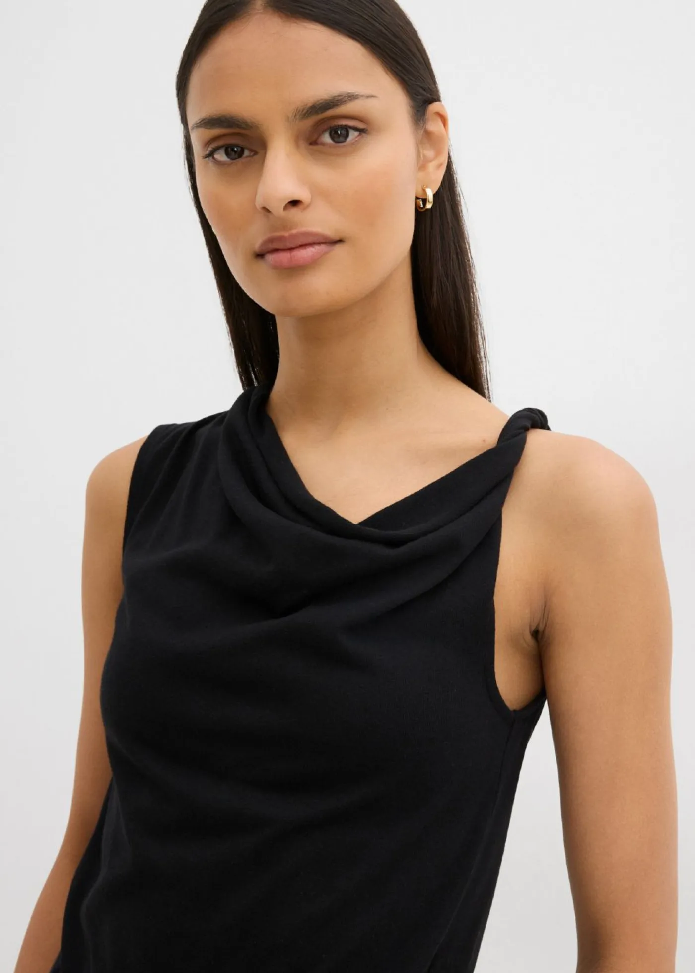 bonprix bonprix Esenciales|Camisetas>Top de punto ligero Negro