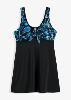 Mujer bonprix bonprix Top de tankini largo con tirantes anchos