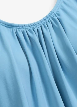 bonprix bonprix Conjuntos De Traje De Baño|Tankinis>Top de tankini oversize con corte de globo Azul grisáceo