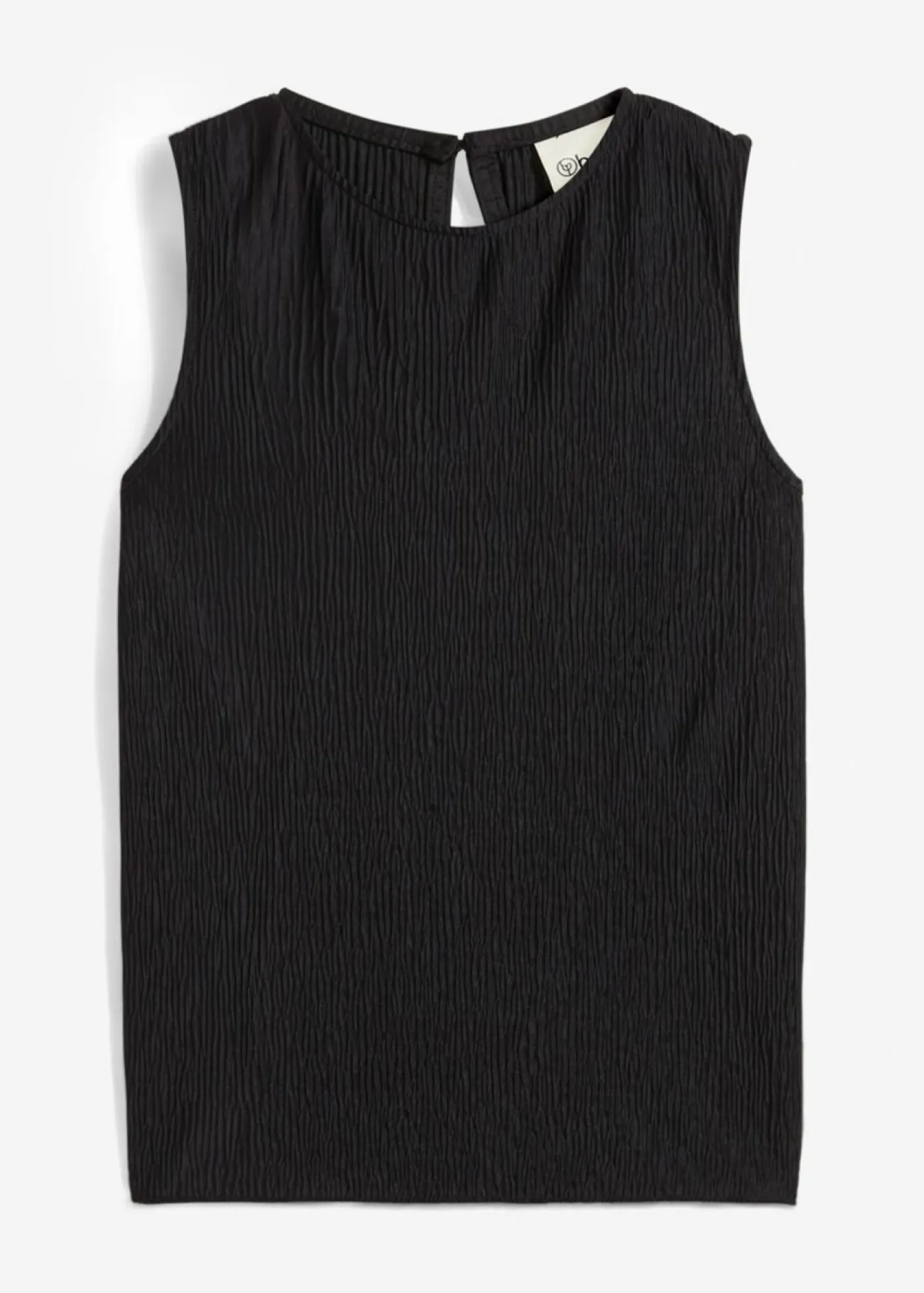 Mujer bonprix bonprix Top de tejido arrugado estructurado