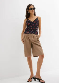 Mujer bonprix bonprix Top de tirantes finos de malla