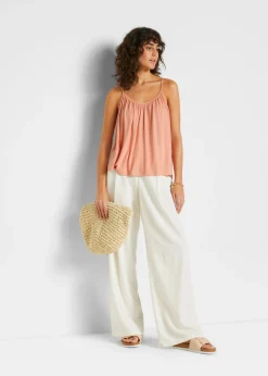 Mujer bonprix bonprix Top de viscosa fluida con tirantes finos