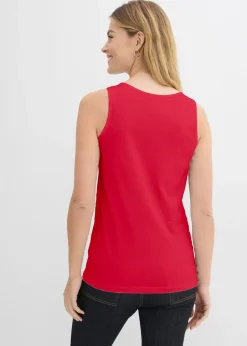 Mujer bonprix bonprix Top largo de algodón orgánico puro (5 unidades)